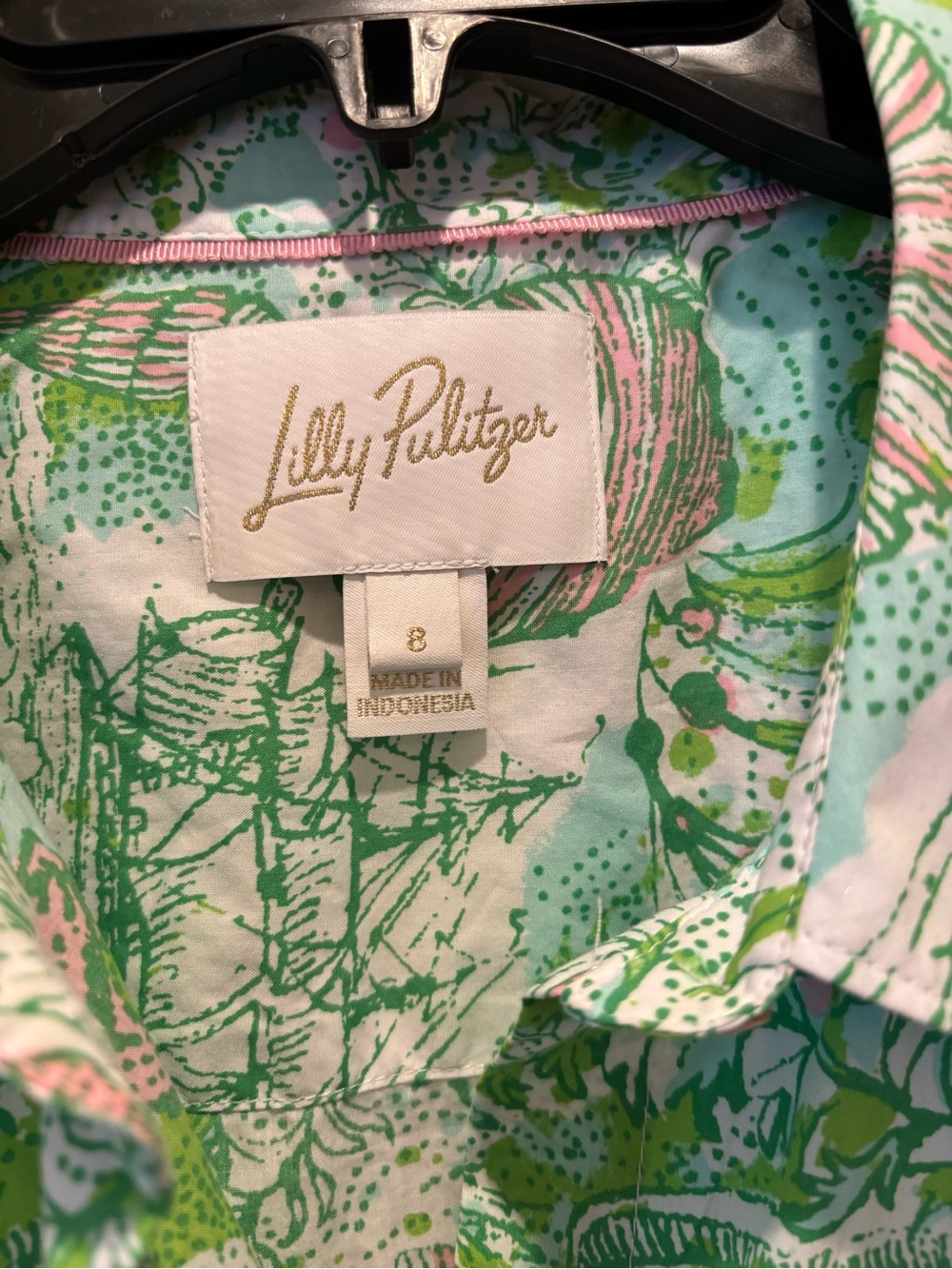 Lilly Pulitzer Tonya Shirtdress in Ship to Shore pattern - Picture 7 of 10